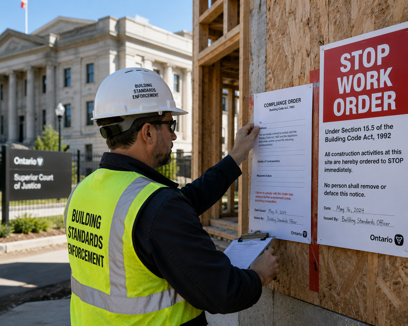 Enforcement Services under the Building Code Act