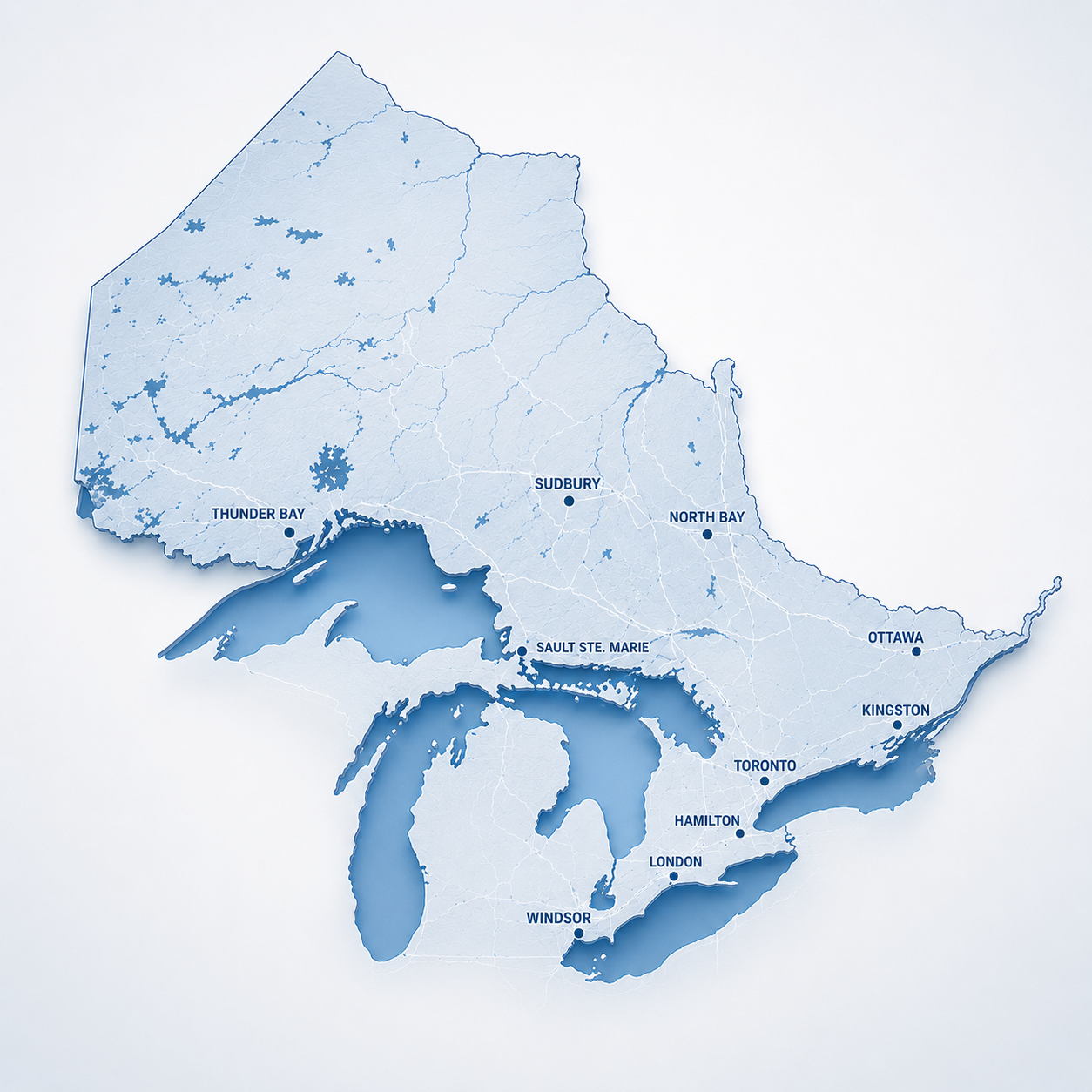 Ontario service footprint